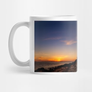 Sunset at Bass Harbor Lighthouse Mug